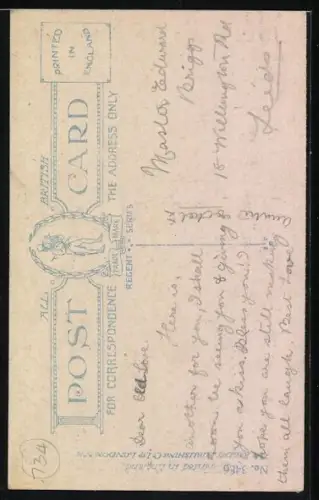 Künstler-AK Maurice: Kleiner Junge im grossen Kragen