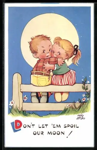 Künstler-AK Mabel Lucie Attwell: Dont Let Em Spiol our Moon