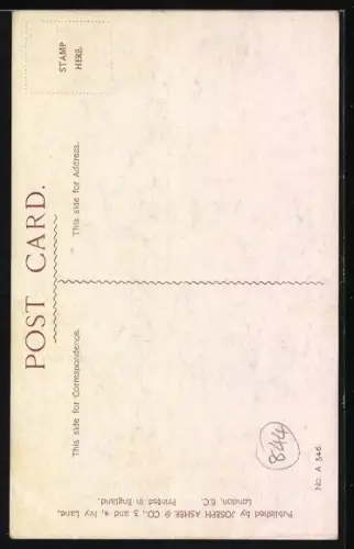 Künstler-AK Donald McGill: Tochter ist neidisch auf ihre ausgehenden Eltern