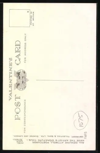 Künstler-AK Mabel Lucie Attwell: Mädchen mit einem Kürbis