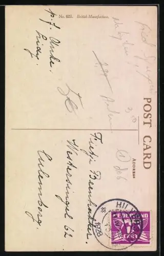 Künstler-AK Fred Spurgin: Mädchen mit pinker Schleife im Haar