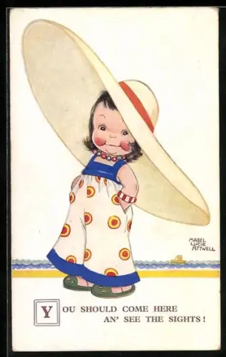 Künstler-AK Mabel Lucie Attwell: You should come here an` see the sights!