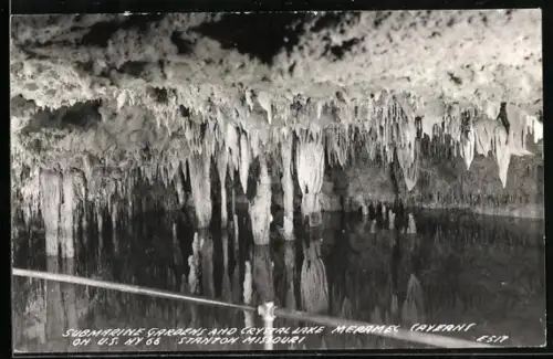 AK Stanton, Missouri, Submarine Gardens and Crystal Lake Meramec Caverns