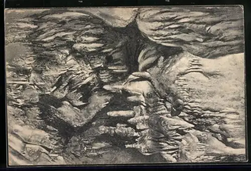 AK Mladec, Krápníkové jeskyne v Mladci u Litovle, Kràpníkový Zkamenelý hrad, Höhle