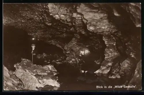 AK Uftringen, Heimkehle, Blick in die Wilde Seehalle