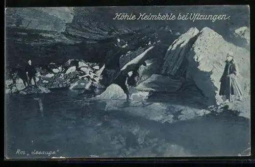 AK Höhle Heimkehle bei Ustringen, Am Seeauge