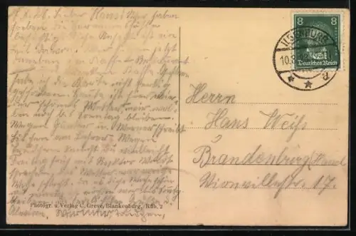 AK Rübeland, Hermannshöhle, Haupthöhle mit Bärenkirchhof