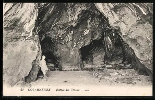 AK Douarnenez, Entrée des Grottes