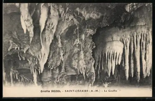 AK Saint-Cézaire /A.-M., Grotte Dozol, Le Couloir