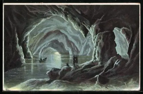 AK Capri, Grotta Azzurra, Ruderboot