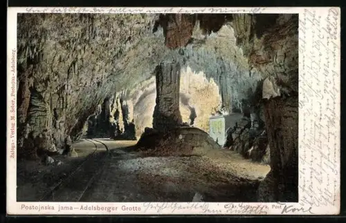 AK Postojnska jama, Adelsberger Grotte