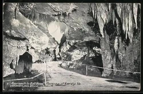 AK Caverns of Lurdy, Ya., Approach to Ball Room