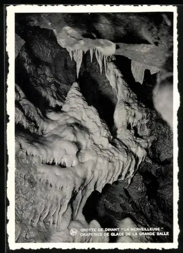 AK Dinant, Grotte La Merveilleuse, Draperies de Glace de la Grande Salle