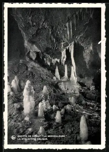 AK Dinant, Grotte La Merveilleuse, La Stalcactite Oblique