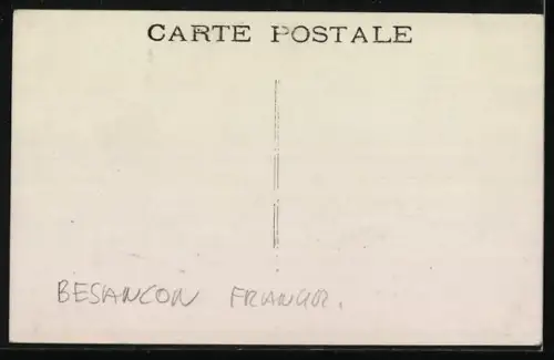 Foto-AK Besancon, Place de la Révolution, inondée, 21 janvier 1910