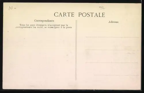 AK Courbevoie, Rue de Saint-Germain lors de la crue de la Seine en janvier 1910