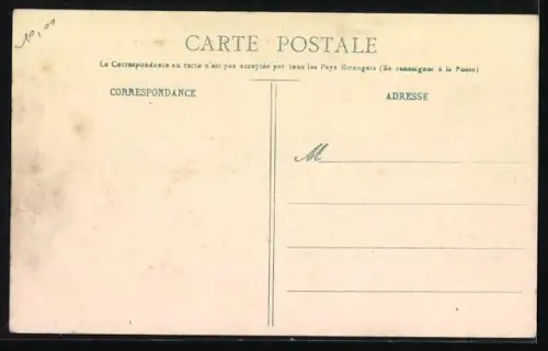 AK Troyes, Inondations du 23 février 1910, Le Grand Séminaire et les Propriétés environnantes
