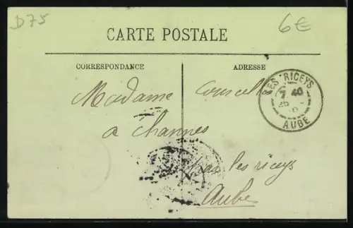 AK Asnières, La Crue de la Seine Janvier 1910, Le Quai d`Asnières