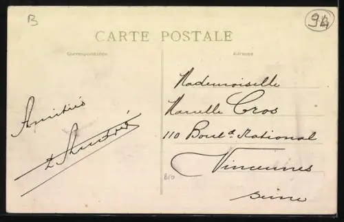 AK Choisy-le-Roi, Inondations de Janvier 1910, La Rue Pasteur