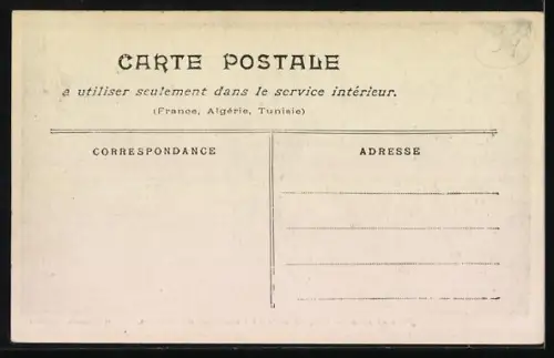 AK Porte d`Ivry, Barrière de l`Octroi lors des inondations de janvier 1910