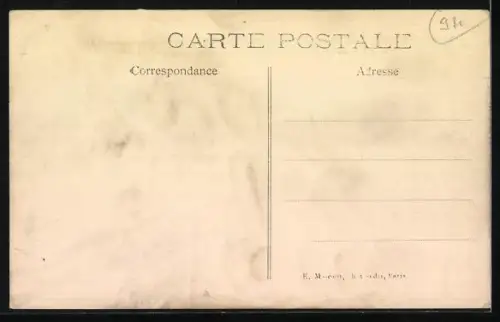 AK Alforville, Inondations de janvier 1910, Le Quai de la Marne submergé par 80 cm d`eau