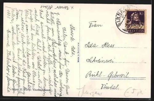 AK Sirnach, Teilansicht mit Kirche