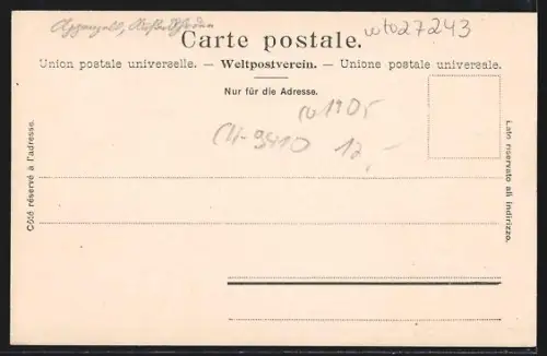 AK Heiden, Ort von oben aus