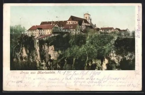 AK Mariastein, Blick zum Kloster