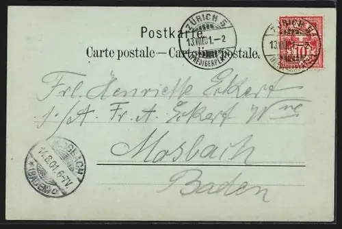 AK Grindelwald, Bergsteiger am Eingang der Eishöhle