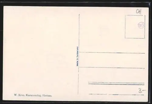 AK Romanshorn a. Bodensee, Teilansicht mit Kirche
