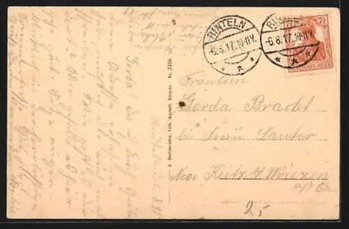 AK Steinbergen, Berg-Hotel, Bes. F. Nordmeier