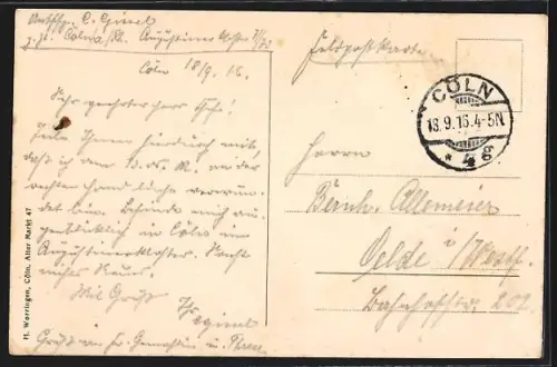 AK Köln-Neustadt, Handels-Hochschule