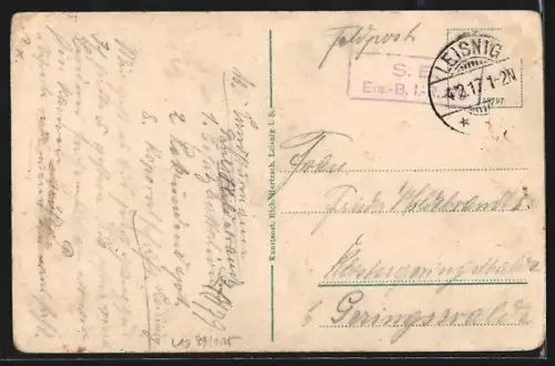 AK Leisnig, Teilansicht mit König Albert-Kaserne