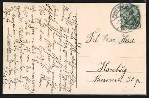 AK Hamburg-Poppenbüttel, Ansicht vom Erholungsheim