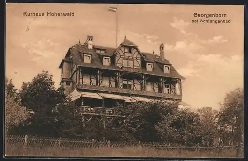 AK Georgenborn, Hotel-Pension Hohenwald