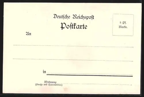 AK Hannover, Ansicht vom Bahnhof aus der Vogelschau