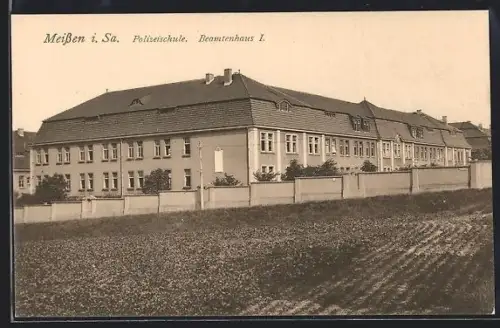 AK Meissen i. Sa., Beamtenhaus I der Polizeischule