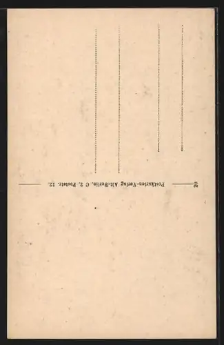 AK Berlin, Partie an der Kleinen Poststrasse mit Schlossergeschäft von Paul Dittmann