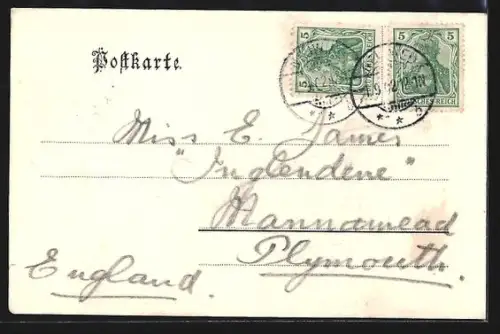 AK Neuwied, Aussenansicht der Blindenanstalt Auguste Victoria Haus