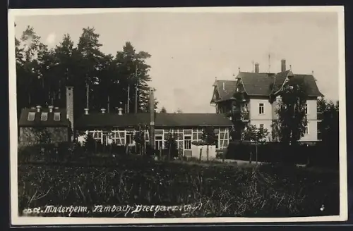 Foto-AK Tambach-Dietharz /Thür., Kinderheim mit Grünanlagen