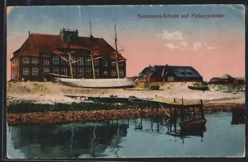 AK Hamburg-Finkenwerder, Seemanns-Schule