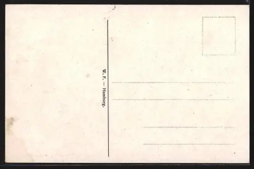 AK Helgoland, Westküste mit Nonne und Nebelstation