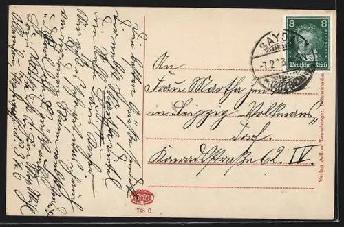 AK Dittmannsdorf /Erzgebirge, Bergwerksteichanlagen, Ullersdorf und Sayda im Hintergrund