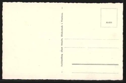 AK Hilchenbach, Ortsansicht aus der Vogelschau