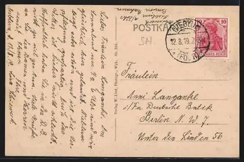 AK Nieblum a. Föhr, In der Dorfstrasse