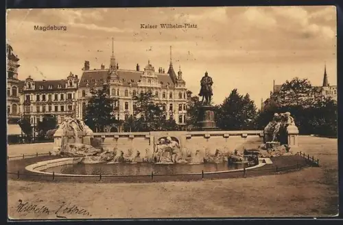 AK Magdeburg, Kaiser Wilhelm-Platz