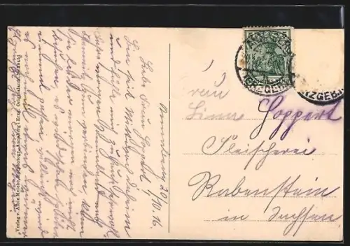 AK Annaberg i. Erz., Von der Buchholzer Höhe gesehen