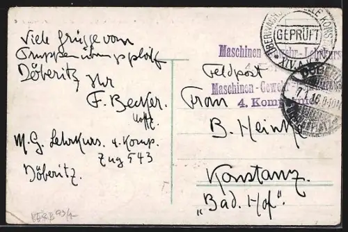 AK Berlin, Unter den Linden Ecke Friedrichstrasse, Hotel Bauer