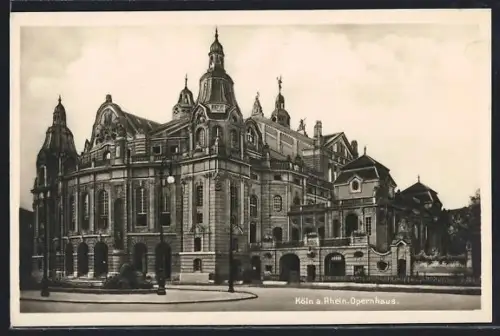 AK Köln-Neustadt, Partie am Opernhaus