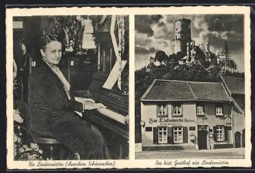 AK Bad Godesberg, Gasthof Zur Lindenwirtin, Ännchen Schumacher